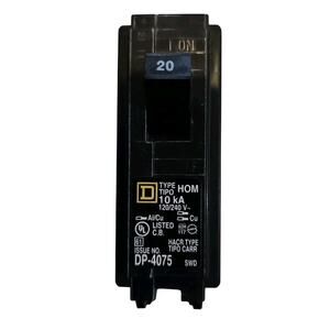 Square D 20 Amp Type TIPO 10kA Breaker. New